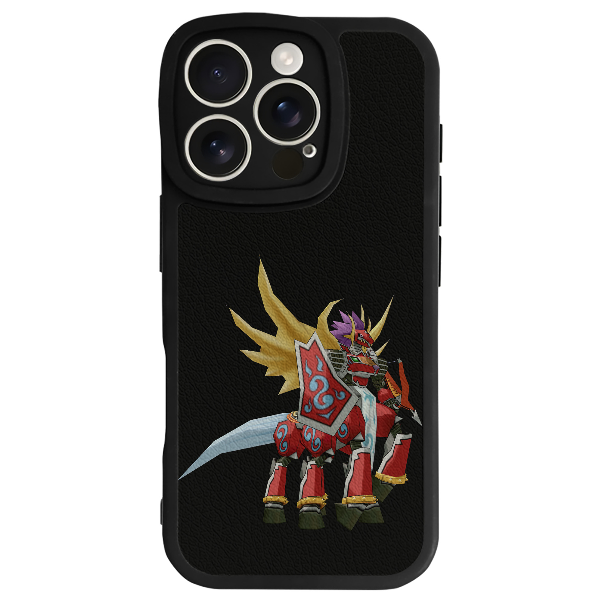 （画像用） Digimon デジタルモンスター/デジモン 【iPhone 16シリーズ対応】シリコンスマホケース（レザー調） 材質：シリコン